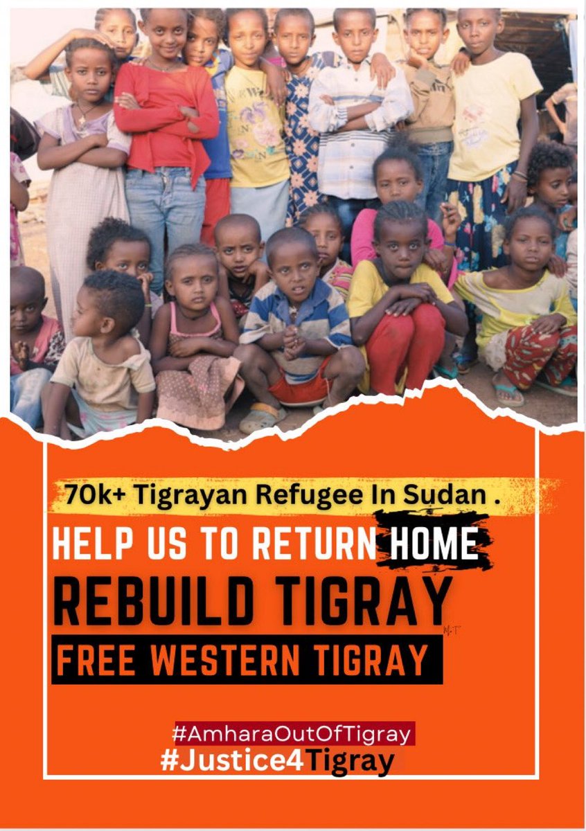 This #WorldHealthDay2023 ,we urge global leaders to pay more attention & take immediate actions to respond to the deepening humanitarian needs of Tigrayans in Tigray&those in🇸🇩 as refugees. #TigrayGenocide @UNRefugeeAgency @WFP @POTUS @amanpour @ChelseaClinton @UNHumanRights @VP…