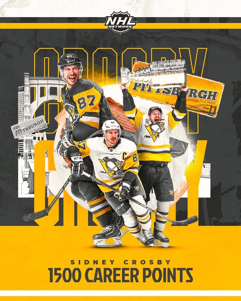 NHLMedia's tweet photo. 1️⃣5️⃣0️⃣0️⃣

@penguins | #LetsGoPens https://t.co/sGRZnv63Le