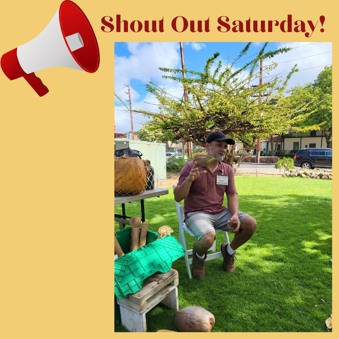 Shout out to our Cultural Director, Kalapana Kollars! Thank you for the endless education you share with our community! The public is encouraged to stop by The Old Lahaina Courthouse on Wednesdays to meet Kalapana and and take a free guided tour of our Heritage Museum!