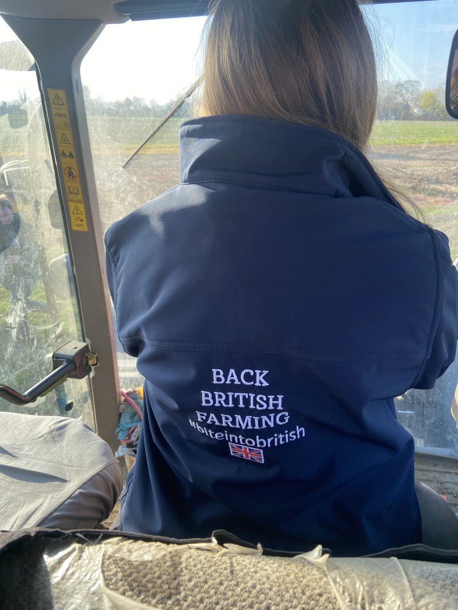 Miss H has just turned 13 and she’s earning her keep 🚜 
Happy Easter!
<a href="/BiteintoBritish/">BiteintoBritish</a> #backbritishfarming