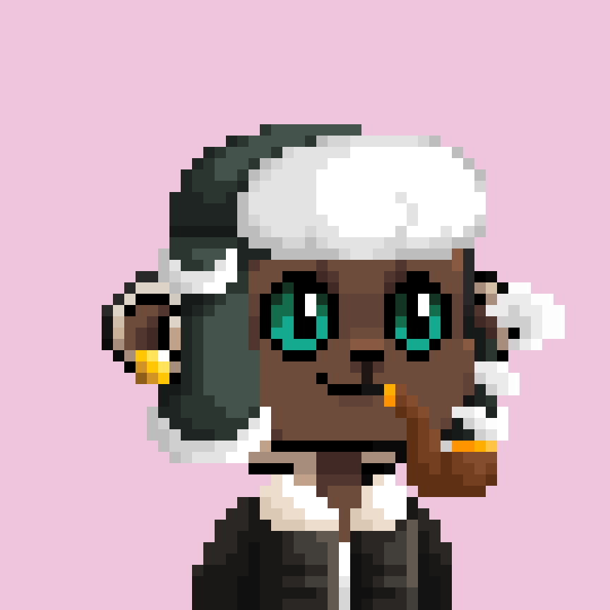 PrimPrimatesNFT's tweet photo. Smoke and a pancake PP? 🐒 https://t.co/DEvsj2AwW9