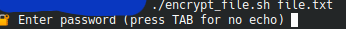 __LillyK3lly__'s tweet photo. with the script you can encrypt a file with a password :)
#linux #linuxed https://t.co/Fe97mbUjdE