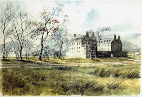 Bernera Barracks in Glenelg was the last of four highland barracks to be constructed following the Jacobite Rising of 1715. Ground was broken in early 1722 and construction was completed in April 1723. It overlooked the crossing to Skye and an important shipping channel.