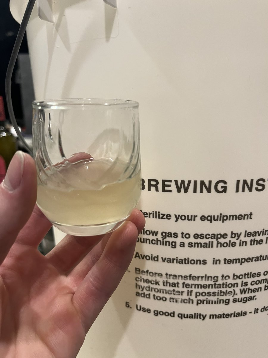 We racked this year’s batch of mead last night.  Already tasting delicious with delightful floral notes and a sweet after taste.  Can’t wait for it to finish in a few weeks with black cherry and blueberry flavours!  #mead #supportlocal #ontag #beekeeping #savethebees #longweekend