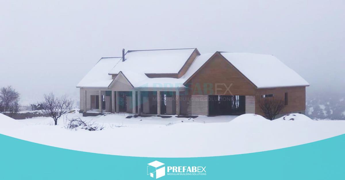 PrefabexLtd's tweet photo. Prefabex Jordan executed another light steel frame system house with  283m² area. The unique design was developed by Prefabex engineering team based on customer request, and was produced and delivered from Turkey to Jordan within a short period of time.

#steelhome #prefabricated https://t.co/WbhlxEcgb4