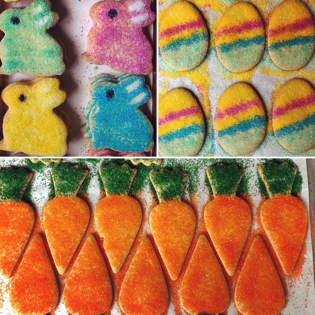 Still need to pick up an Easter dessert or two? We’ve got you covered! We have lamb cakes and festive Easter cookies in stock—order online or come on by! 

#CafeSelmarie #lincolnSquareChicago #ChicagoBakery #EasterDesserts #LambCake