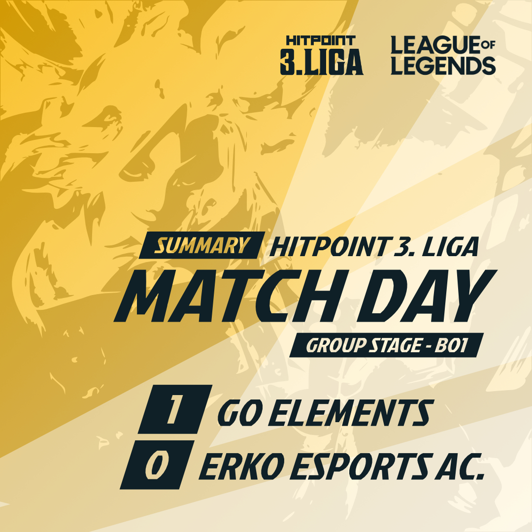 Go Elements (@goelements_gg) on Twitter photo SUMMARY! <a href="/hitpointcz/">Hitpoint.cz</a> 3. ligue! Yesterday we win against <a href="/ERKOEsports/">ERKO Esports</a> Academy!.
#AimForTopAndNeverStop #5EG #GoElements SUMMARY! <a href="/hitpointcz/">Hitpoint.cz</a> 3. ligue! Yesterday we win against <a href="/ERKOEsports/">ERKO Esports</a> Academy!.
#AimForTopAndNeverStop #5EG #GoElements