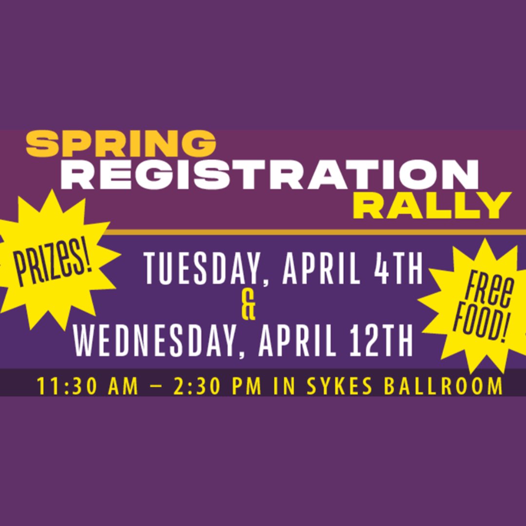 April is in full swing, and the events here at West Chester are ready for your attendance! Here are some upcoming events for the week of April 10th!

Register on RamConnect and follow us to stay updated!

#comwcu #wcupa #events #westchester