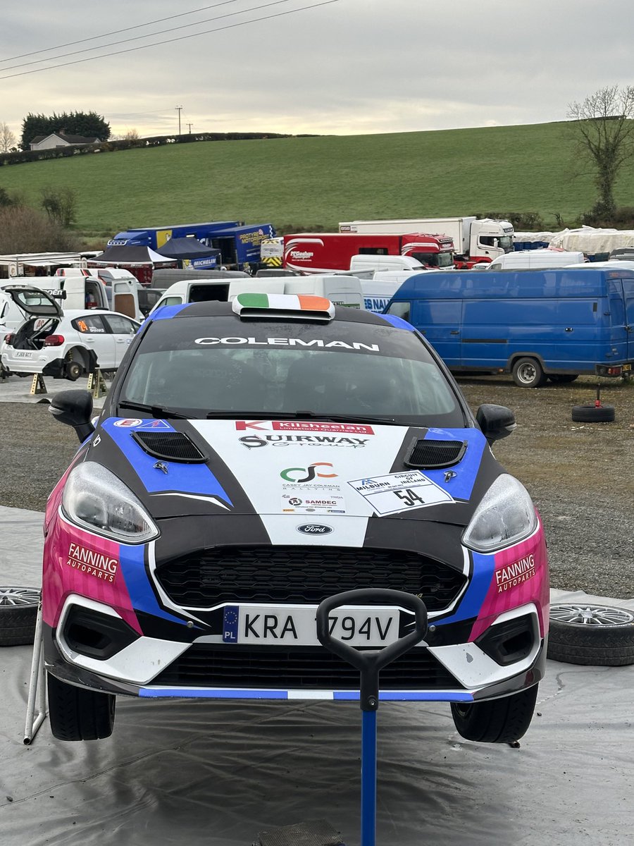 Great to get the finish on ⁦⁦<a href="/caseyjaycoleman/">Casey-Jay Coleman</a>⁩  &amp;@adam10210 1st ⁦<a href="/CircuitIreland/">Circuit of Ireland</a>⁩ rally with a 4th in class and what could have been with a roll of the 🎲 next up Moonraker Forest Rally next Saturday 🌲 🌳