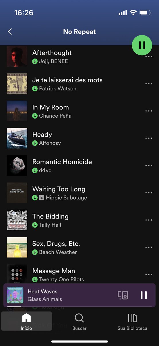 Nicole marcourt on twitter 1 abra o spotify 2 pesquise no repeat