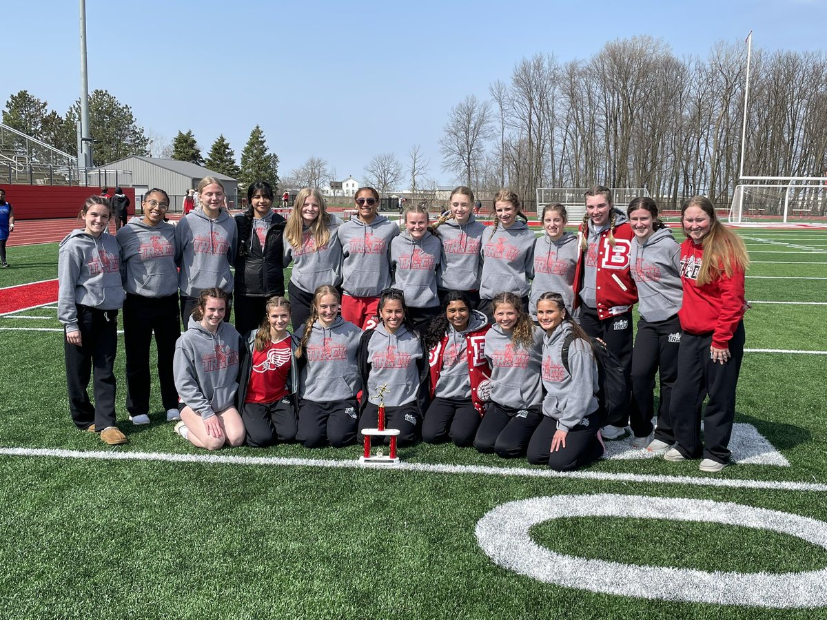 Great job today Lady Red!!! Runners Up at the Shelby Invite! #runjumpthrow