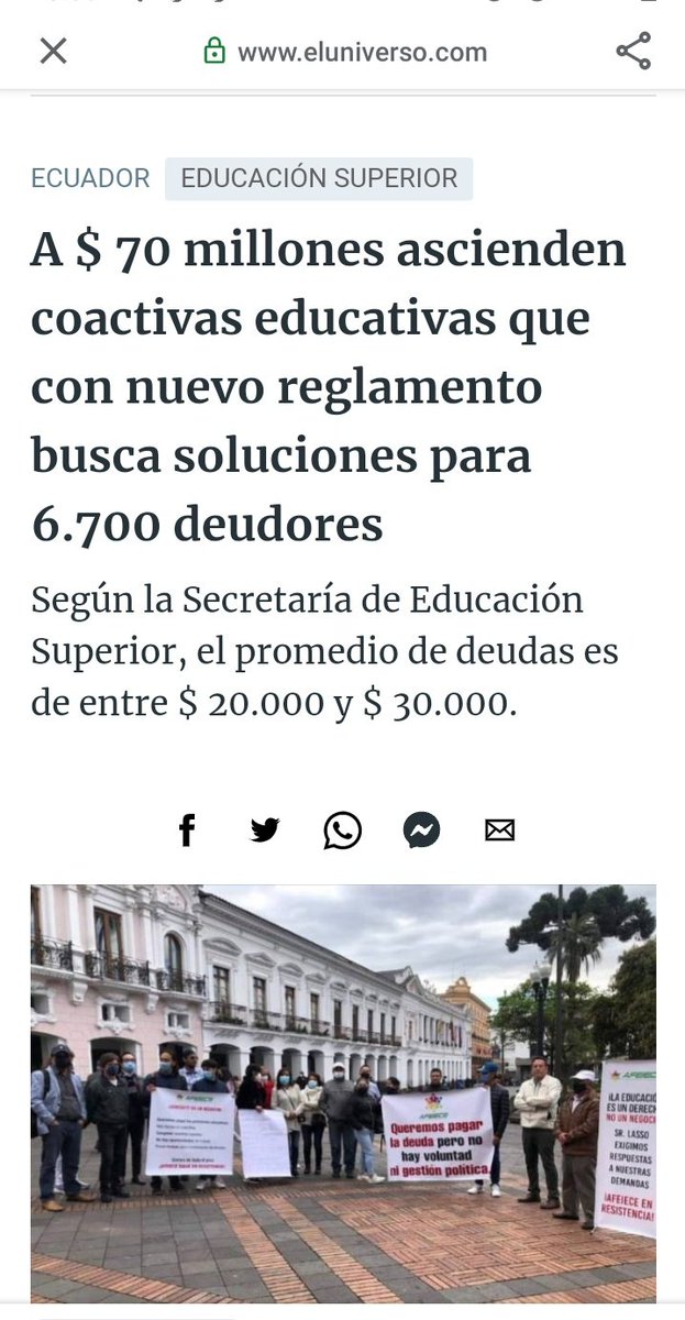 SilviaLasfr's tweet photo. Nebot EH AHI $LASSO EL Q SE DICE SER EL PRESIDENTE DE LOS ECUATORIANOS LA PREGUNTA ES DE CUÁLES ECUATORIANOS PORQ AL Cc @afeiece NO LE ESCUCHA SON PROFESIONALES ESTUDIANTES Q PIDIERON UN PRÉSTAMO EDUCATIVO AL ESTADO LLEGÓ LA PANDEMIA EL DESEMPLEO COACTIVAS #SenescytChulquera 😡😡 https://t.co/rEfLQYtsEi