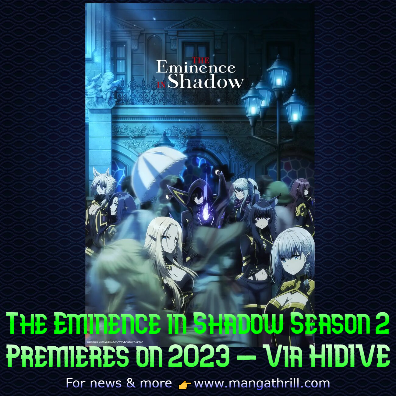The Eminence in Shadow Season 2 release date confirmed, Shadow