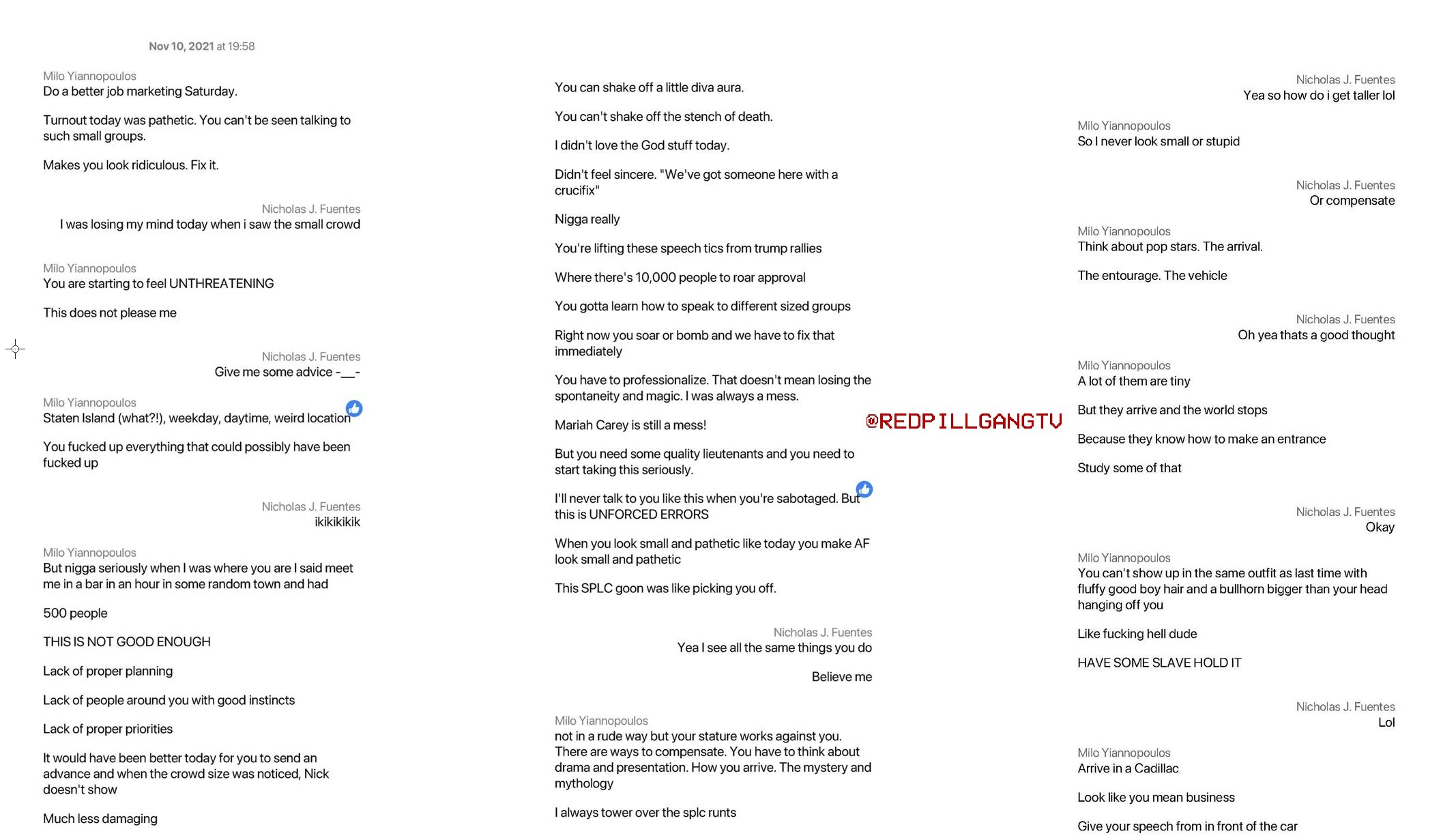 Nick J. Fuentes Clips on Twitter "Who the fuck does Milo think he's