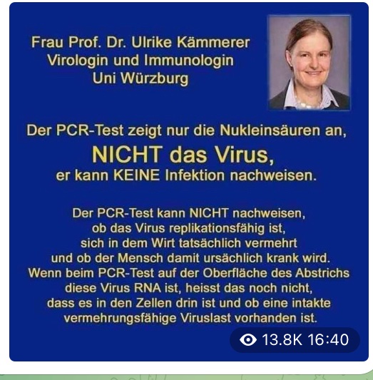 ChantalStadelm1's tweet photo. https://t.co/5Sox6O7KKT
#Faketest
@c_drosten irgendwie haben sie den Beruf verfehlt sie liegen immer daneben mit ihren Prognosen, Schweinegrippe, Corona nichts ist eingetroffen‼️
@RealWsiegrist
@SHomburg
@wodarg
@Stuckelberger
@DrPuerner
@Alice_Weidel
@AndersonAfDMdEP https://t.co/TZYZ25q6wS