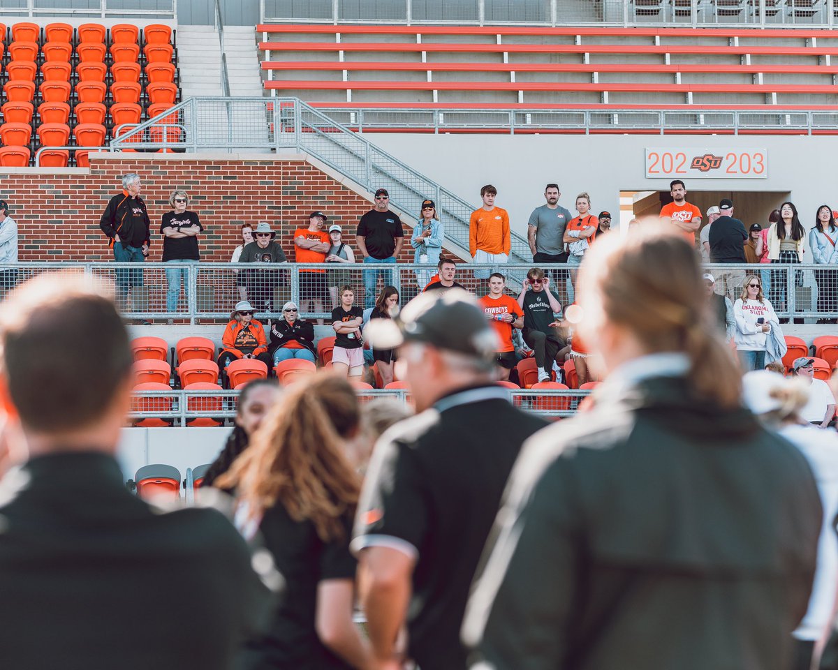 CowgirlFC's tweet photo. 𝐓𝐡𝐚𝐭'𝐬 𝐚 𝐰𝐫𝐚𝐩.   

In our five games this spring, we went 5-0 AND outscored our opponents 23-2 😏

We'll see you in the fall at Neal Patterson Stadium 🫶 

#JustUs #GoPokes https://t.co/5lVgdABIJc