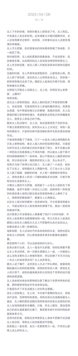 回家路上一直在想，自己一定要更努力一些，不然怎么配得上这么好的主人。 https://t.co/hDoIhGmOI6