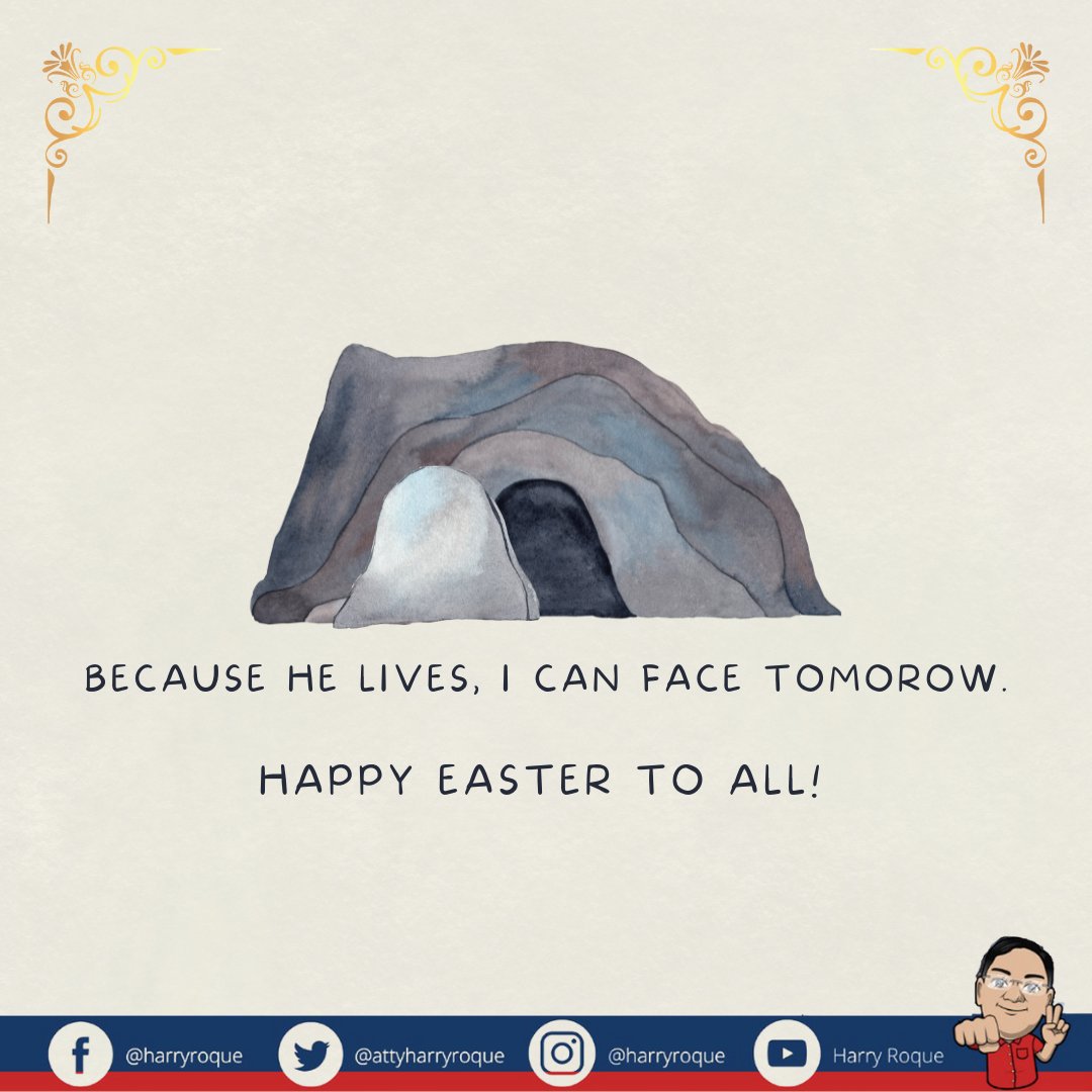 Because he lives, I can face tomorrow! Happy Easter to all!