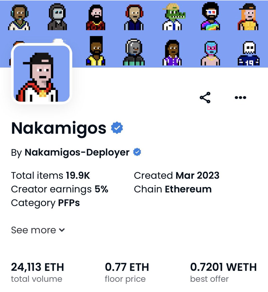 I don't know where all these Nakamigos things are going, but there are 2 things I do know.
1-I think this job gives momentum to the nft industry again
2- the floor price of these sons of bitches is about to exceed 1 eth