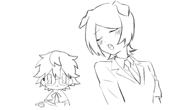 描きながら笑ってしまった 