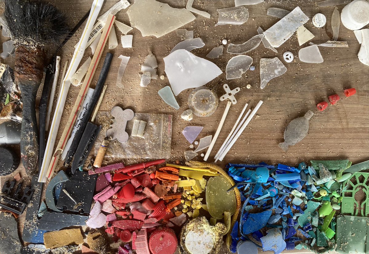 ‘Look mum, plastic fish and plastic sand!’ A one-hour Easter walk on the beach with my kids yielded a full bucket of forever plastics. When will we change? #saynotoplastic #abetterworldispossible #leaveitcleaner #litter #ClimateCrisis
