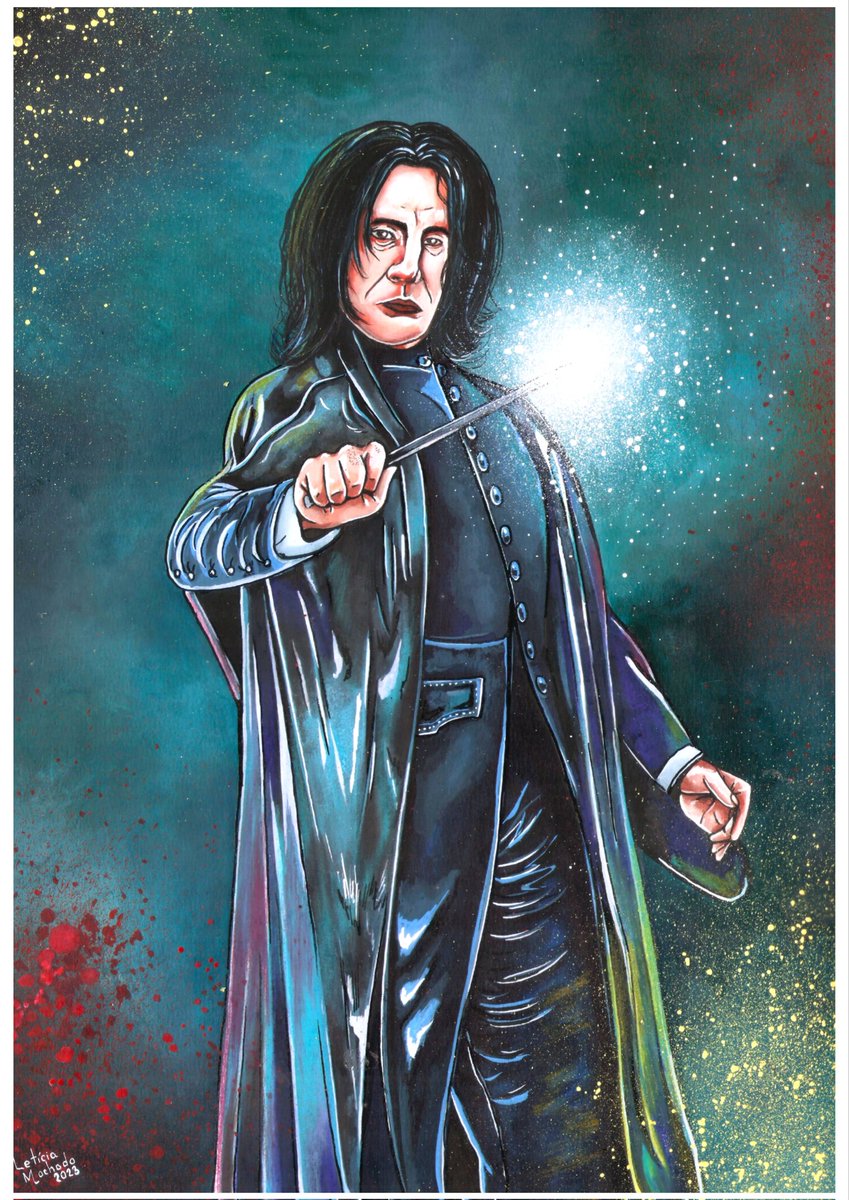 LetciaMachadoR3's tweet photo. commission from Severus Snape! art made in size 11'X17" with watercolor paint and nankin
#severus #HarryPotter #snapeseverus #severussnape #fanart #art #artwork #paiting #comissionsopen #comissions https://t.co/cEqJenhb6Y