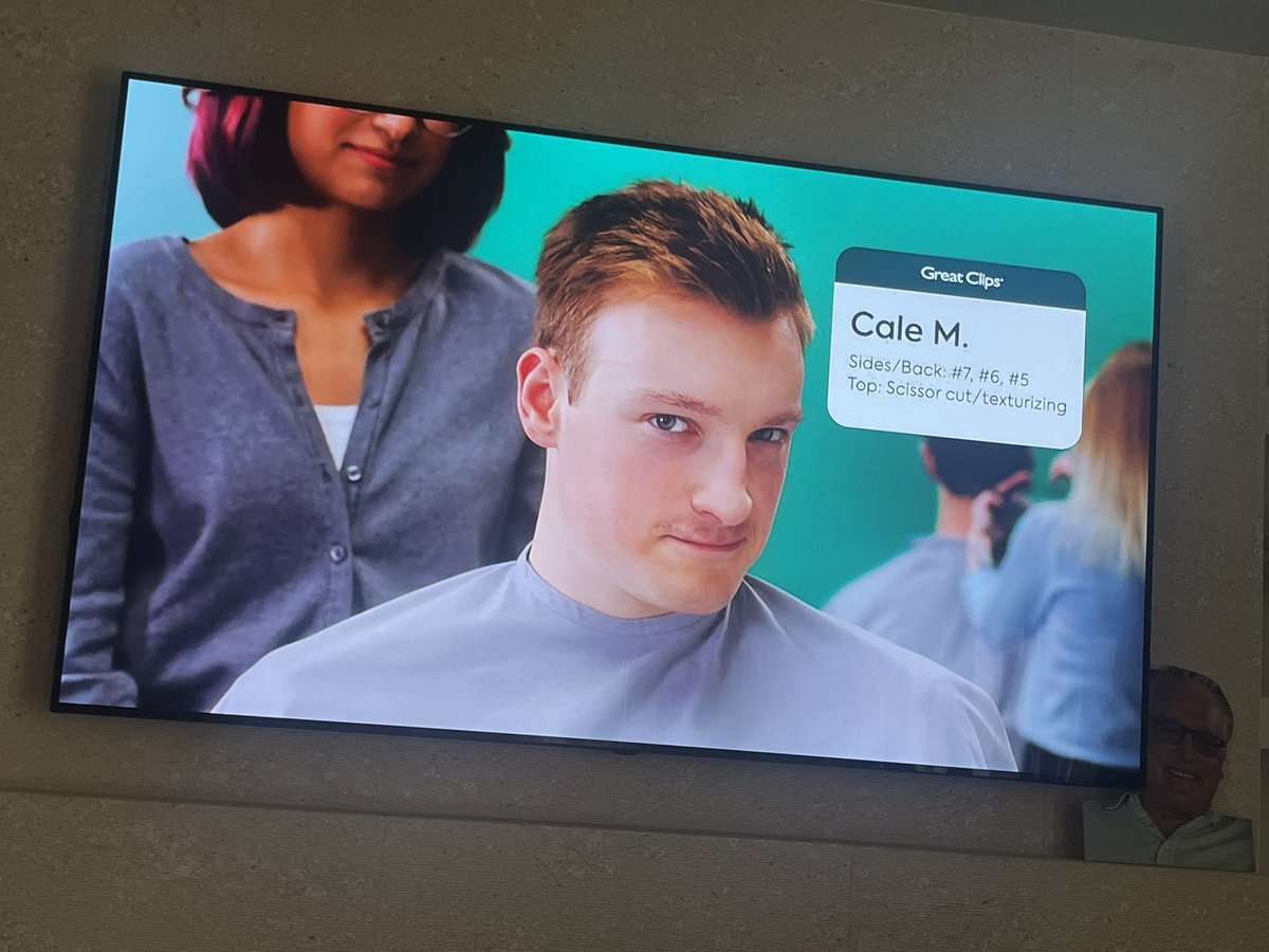 Adrian Dater on Twitter "Looks like Great Clips has a new spokesman"