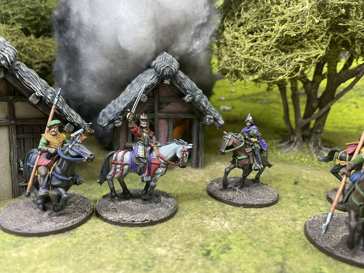 panzerkaput's tweet photo. I have finished my mounted Border Reivers from Flags of War Border Wars range. I great game and lovely figures and I have really enjoyed painting them. #borderwars #flagsofwar #borderreiver https://t.co/crq3miZam6
