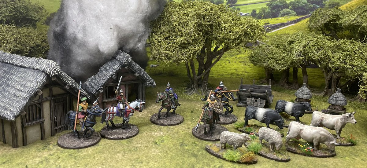 panzerkaput's tweet photo. I have finished my mounted Border Reivers from Flags of War Border Wars range. I great game and lovely figures and I have really enjoyed painting them. #borderwars #flagsofwar #borderreiver https://t.co/crq3miZam6