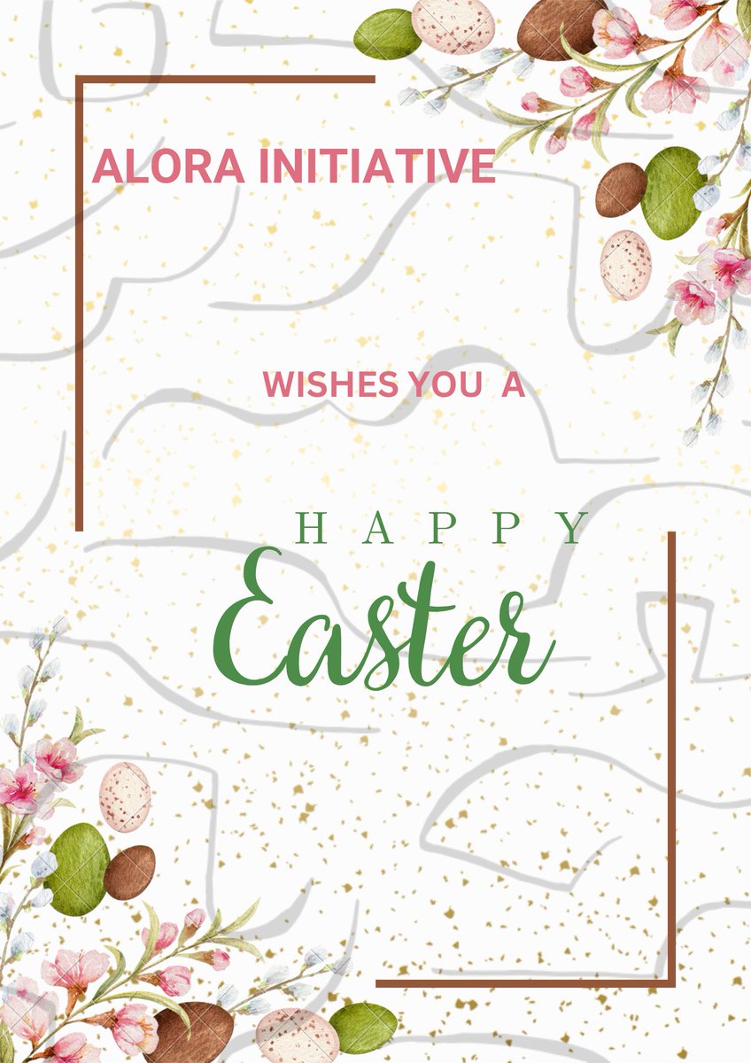 AloraInitiative's tweet photo. May this season of Easter fill your heart with renewed hope, love and peace. Happy Easter from us! #alorainitiative #happyeaster https://t.co/VabbEleZyE