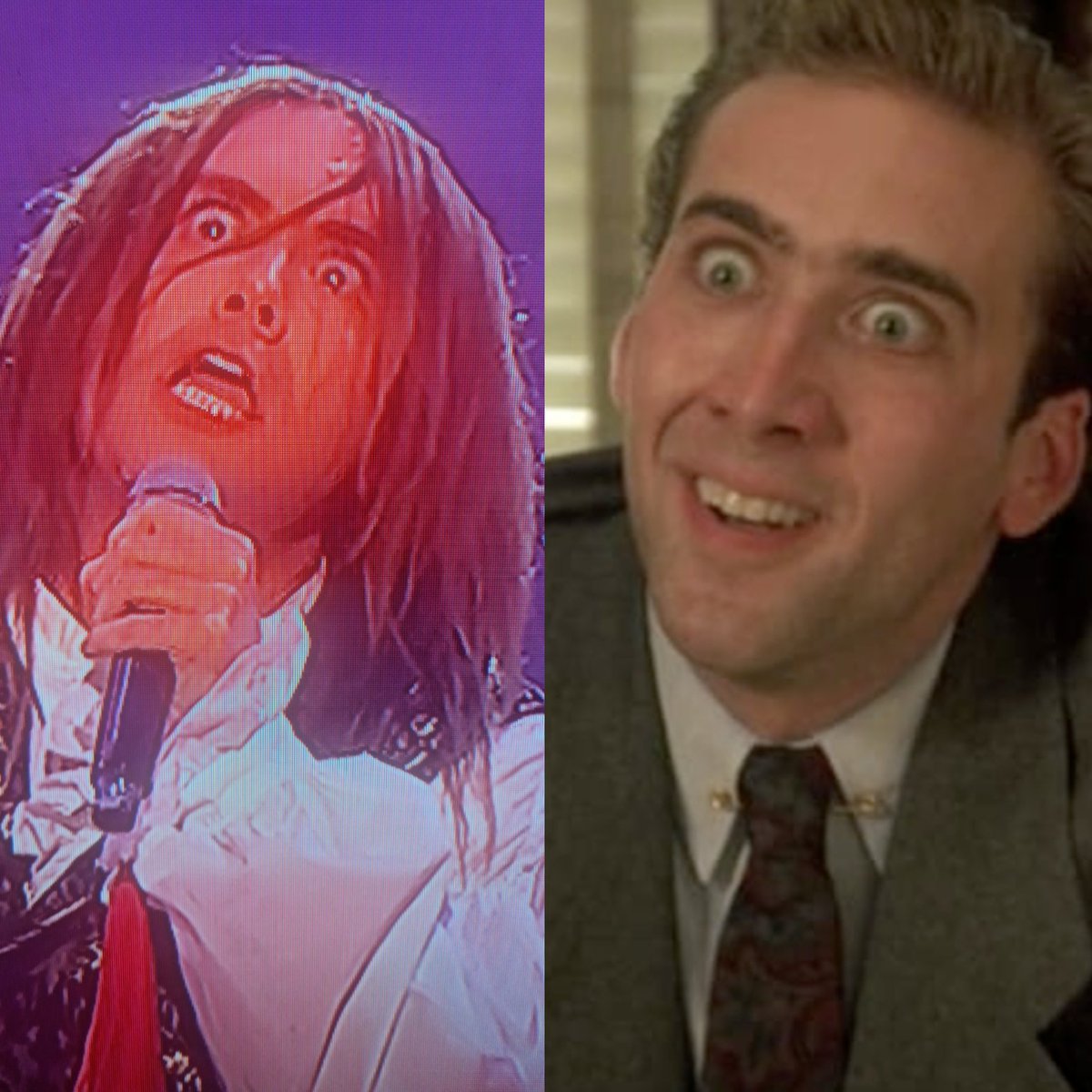 i_am_tunstall's tweet photo. Why does the guy on Starstruck impersonating Meatloaf look more like Nicolas Cage impersonating Meatloaf? 🤣🤣🤣
@JasonManford @ollymurs @adamlambert @ShaniaTwain https://t.co/EqeCr1YbAz