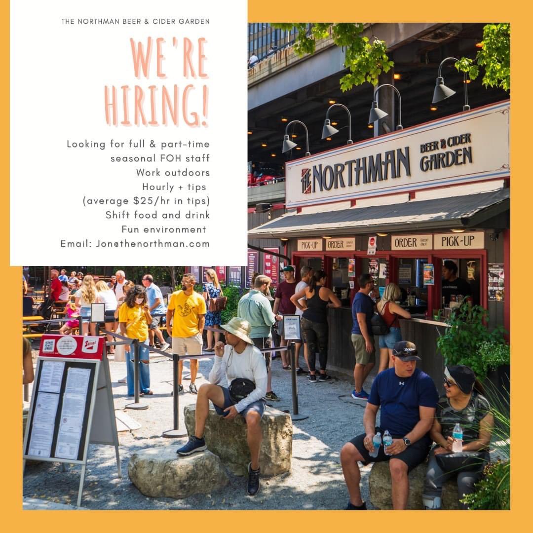 It's that time of year again, we're re-opening for our 2023 season soon! Join our team, email jon@thenorthman.com to apply! #thenorthmanriverwalk #werehiring