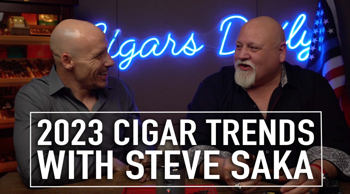 See what's changing in the world of cigars in 2023 with Steve Saka. cigarsdailyplus.com/top-trends-in-… #cigarsdaily #cigarsdailynation #luxury #luxurylife #pssita