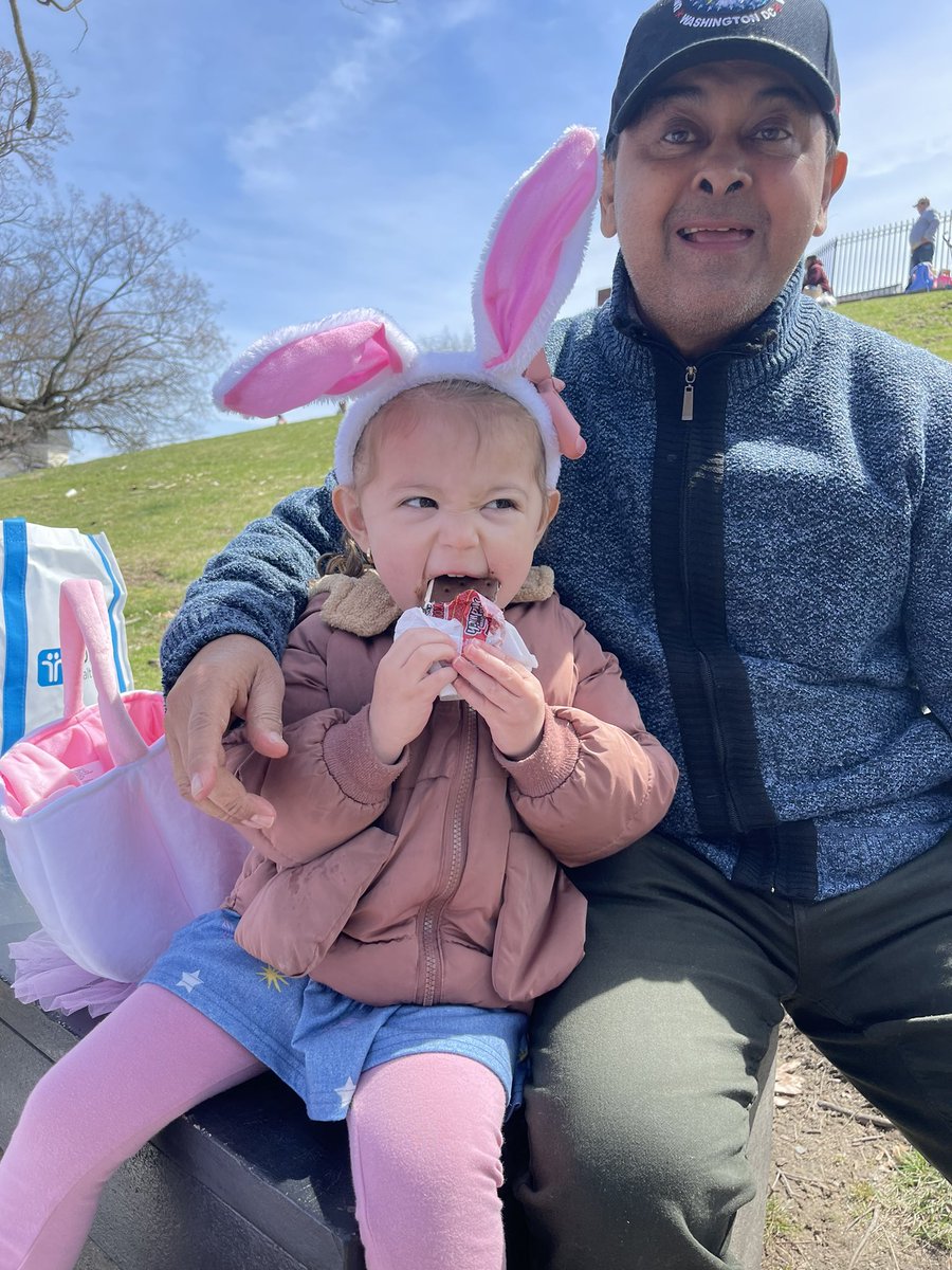 SANDRISCANO's tweet photo. Easter at the Park one of our favorites events of the year! ๐ฐ๐ฃ Gracias @MariaForCF Department of Parks & Rec @CentralFalls_RI & all sponsors for an amazing time #AriHallel and my dad are all smiles just like the rest of the community! โฅ๏ธ๐๐ผ https://t.co/vUnBzvLKiv