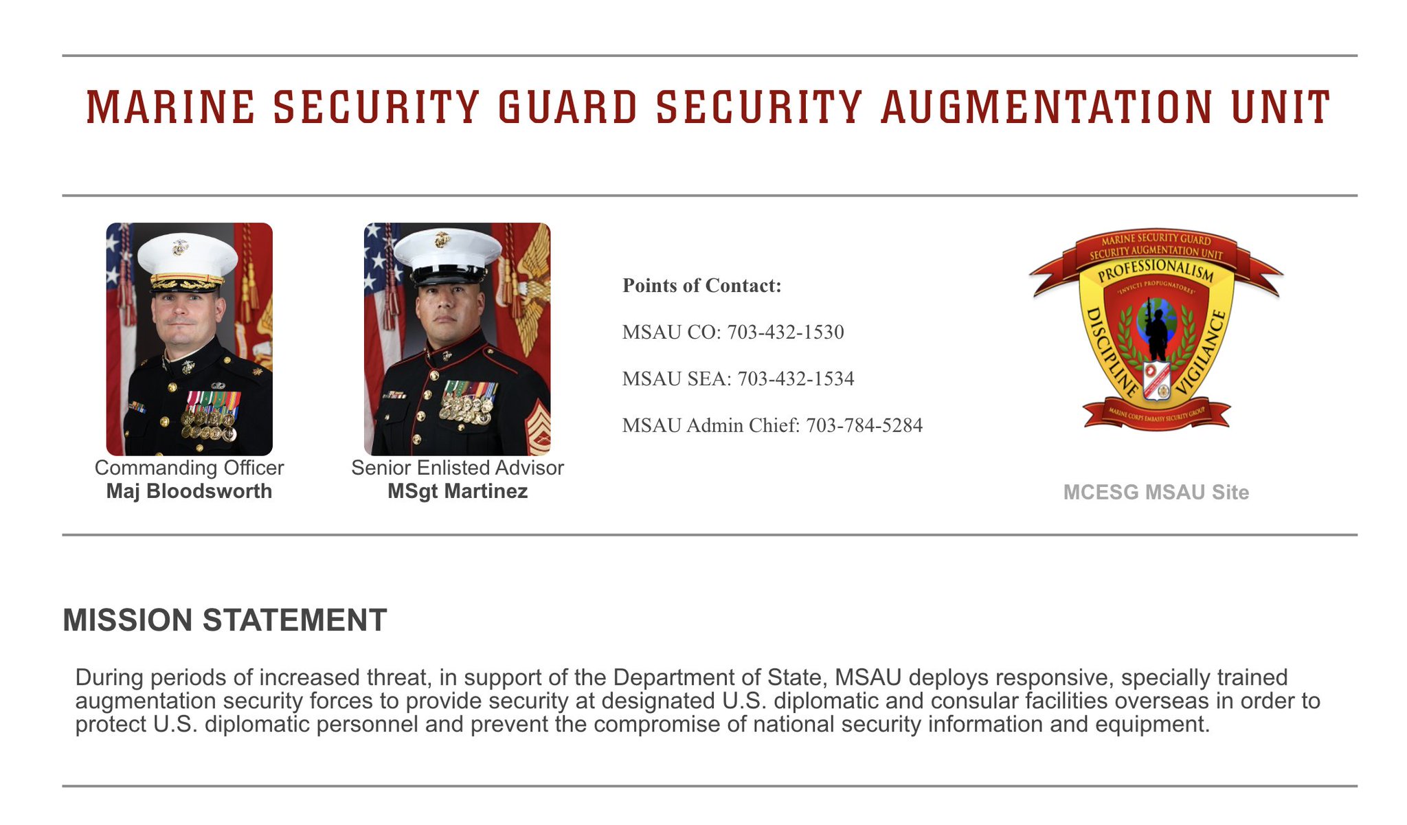 Michael Tracey on Twitter "Then there's "MSAU" (Marine Security Guard