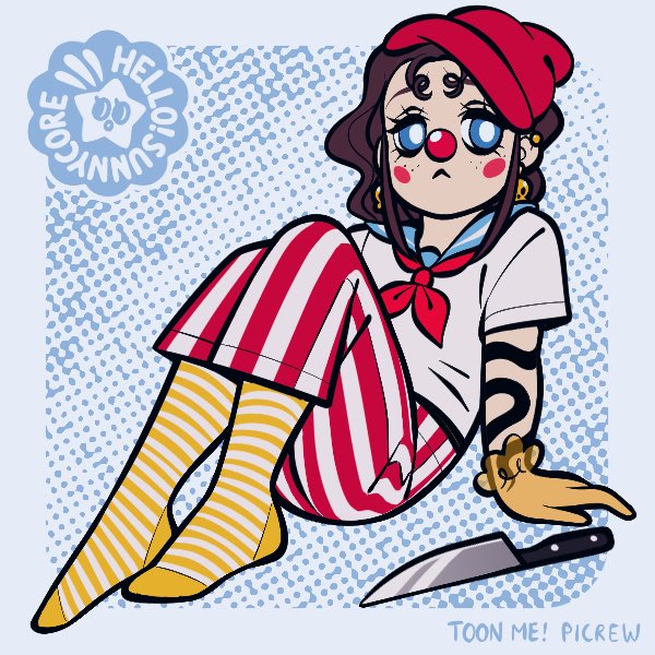 emo clown baby 4ever 🎈💙 ⭐️