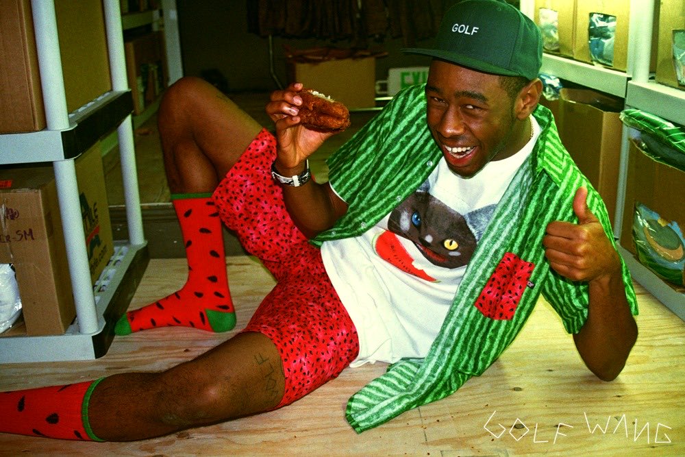 OddFuturePage's tweet image. Golf Wang x 🍉
