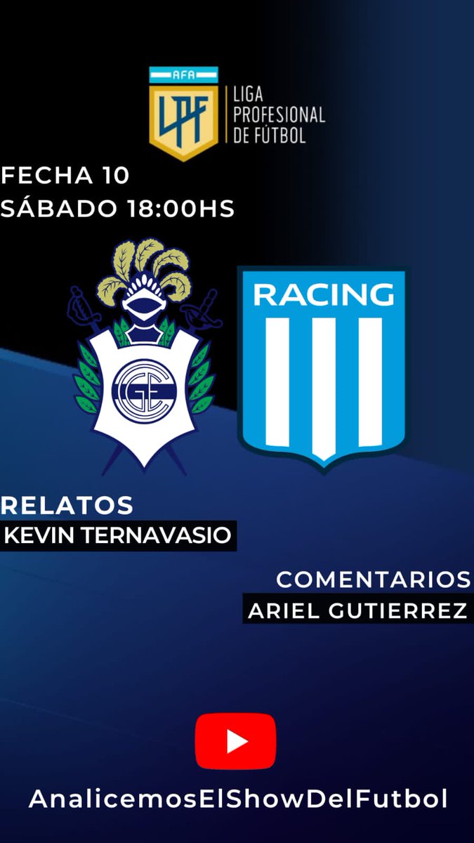 KevinTernavasio's tweet photo. Ya te relato #GELP-#Racing
https://t.co/wTMYKkOfsl https://t.co/ZshpGJiNLr