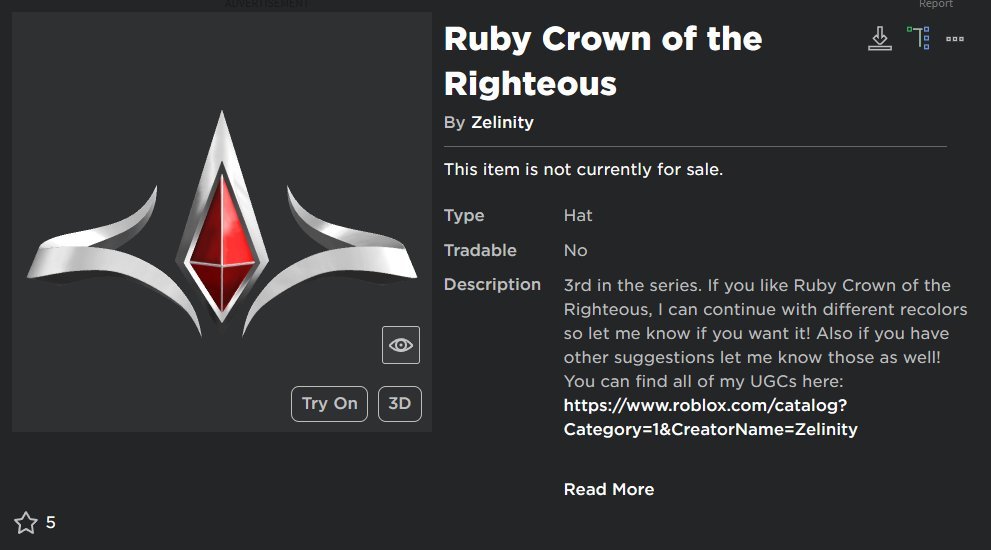 Deven on Twitter: "roblox free ugc limited 20k copies https://roblox