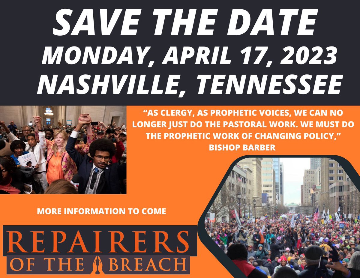 Make plans to join us in Nashville for Moral Monday, April 17.