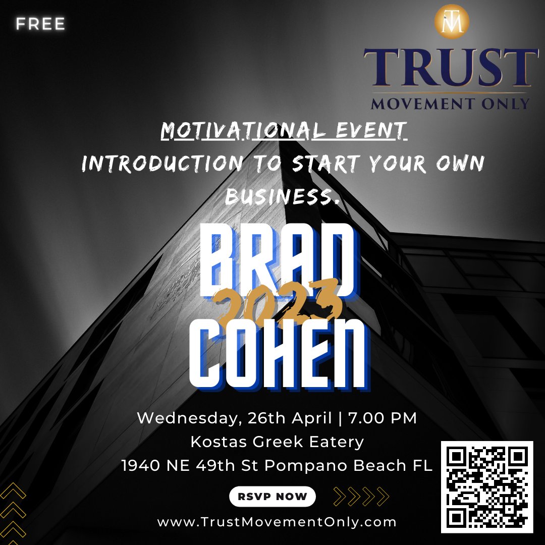 TrustMovementO's tweet photo. "A leader is one who knows the way, goes the way, and shows the way."

JOIN US APRIL 26th❗ Unlock a new perspective on life and business with self-awareness. Even the most accomplished leaders know the importance of working on... https://t.co/2kZ7BEcVru

#selfimprovement https://t.co/GqxZNjeQhx