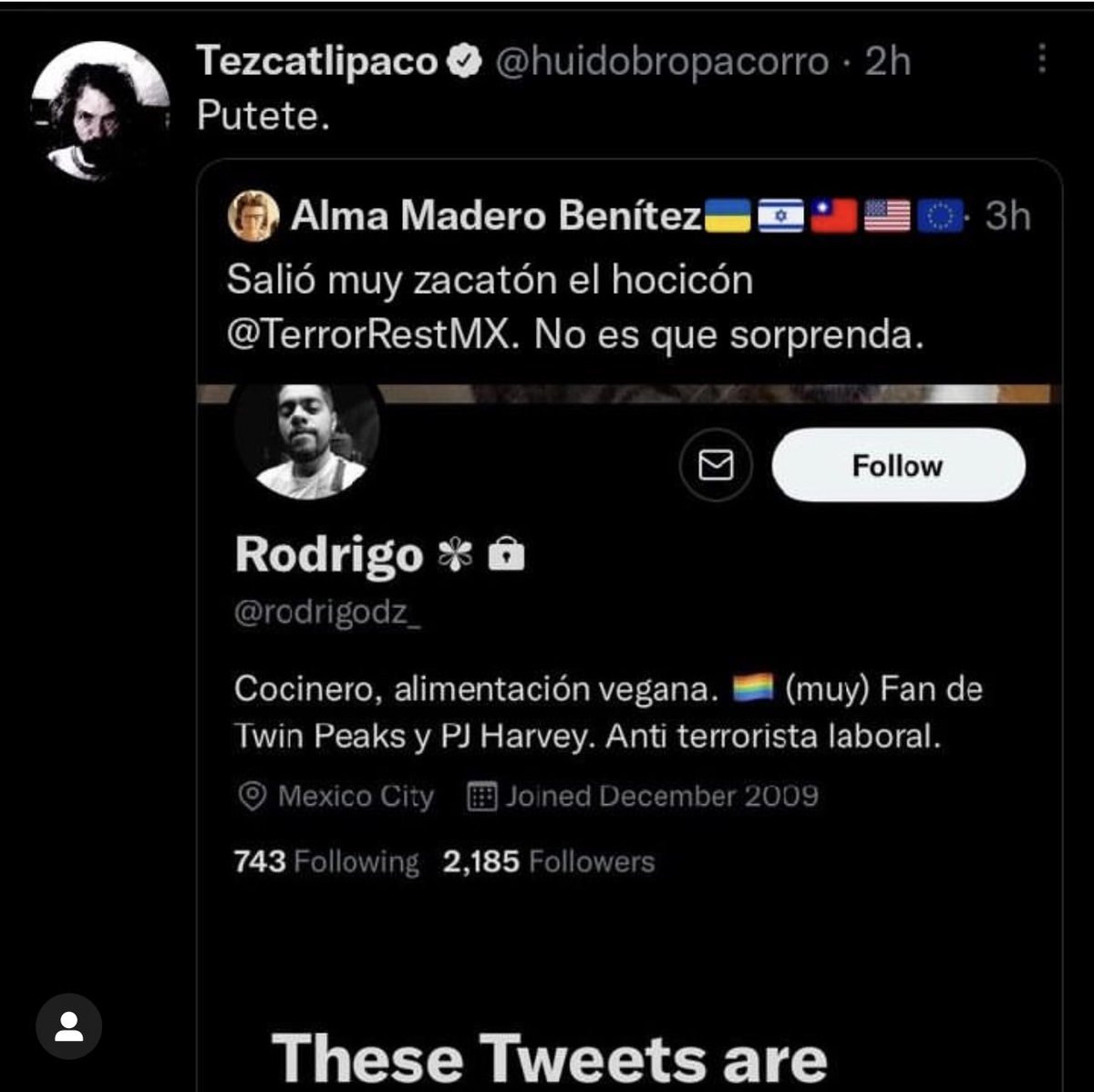 Terror Restaurantes MX 🐦 #YoPorLas40Horas 🔻 tweet media