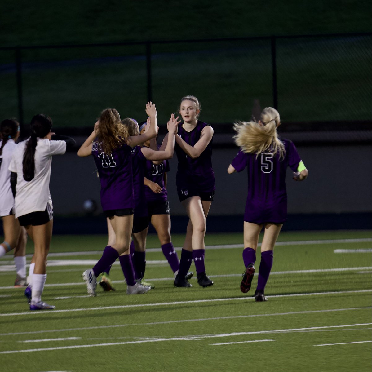 AnnaLadySoccer's tweet photo. Our 2023 season came to an end this afternoon. Can't say enough how proud we are of these amazing young ladies. They broke through so many barriers this season &amp; took us all on a crazy ride. Thank you, from the bottom of our hearts! We 💜 you all so much! #ironsharpensiron https://t.co/ZK6qkSzt1E