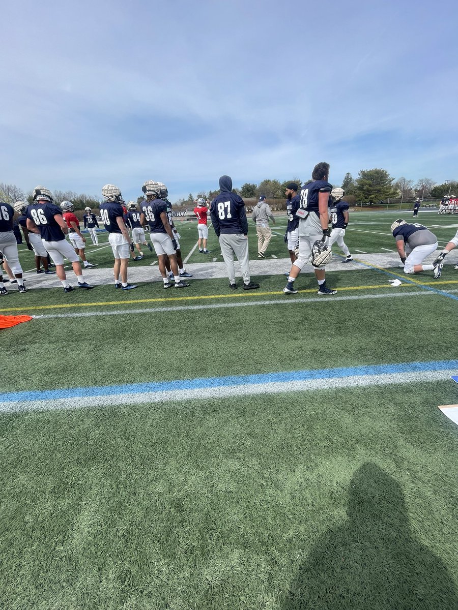Had a great visit at Monmouth University loved the facility , watching the wrs go at it and also the people there appreciate you <a href="/Coach_KCal/">Kevin Callahan Jr.</a> for having me there <a href="/MUHawksFB/">Monmouth Football</a> <a href="/WeequahicHSFB/">Weequahic Football</a>
