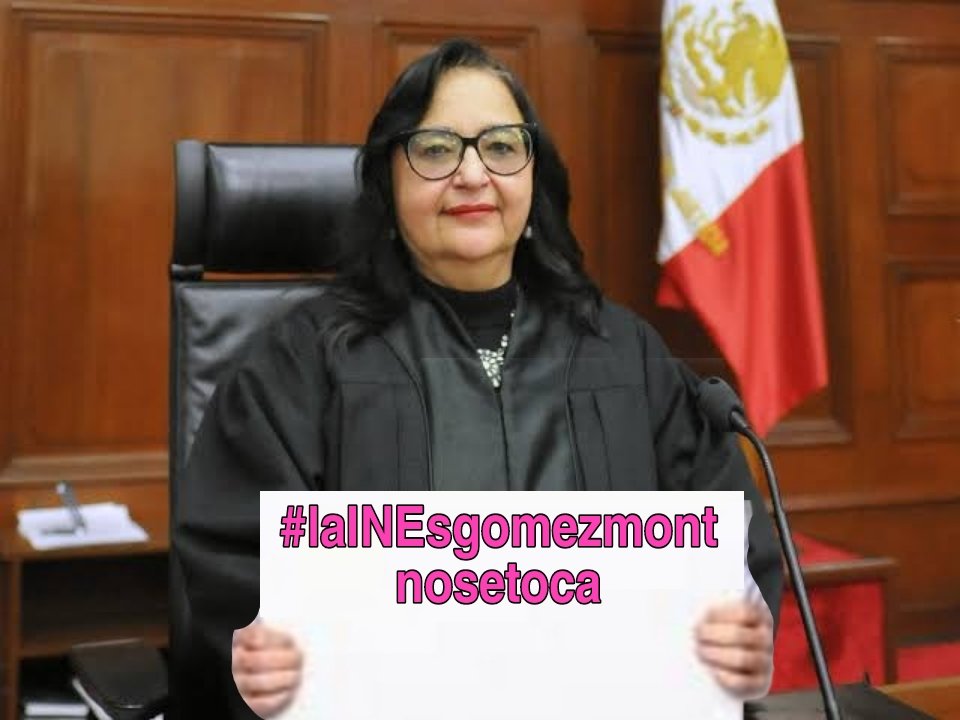 DiegoSanz2021's tweet photo. "ez de ke norma piña ez un kontrapezo para ANLO".
NO sé confundan D3REFACHOS, Norma Piña No es un contrapeso. Es UN LASTRE para el Pueblo de México.
#PoderJudicialCorrupto https://t.co/Na8mB17H87