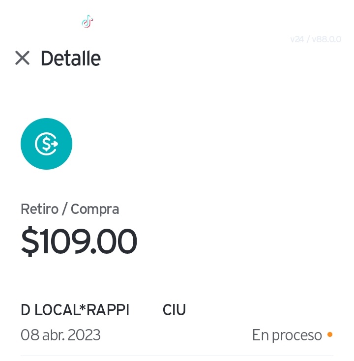 KARLAPARCEO's tweet photo. @RappiMexico me acaban de cobrar $109 pesos yo no autorice ningún cobro, ni compre nada, quiero mi dinero de vuelta, que hago? https://t.co/erEboAoziv