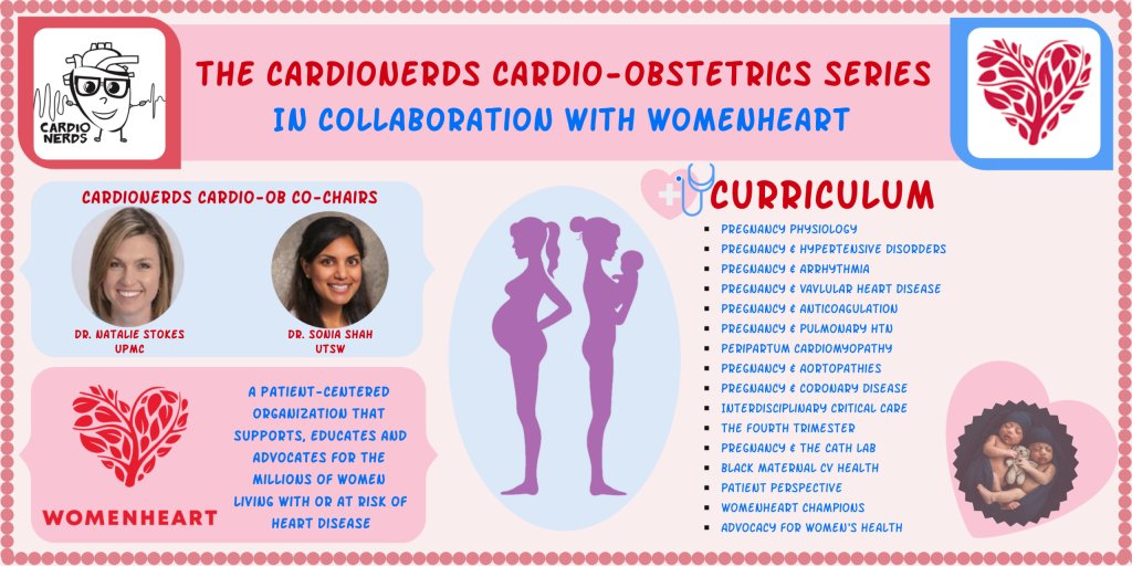 🎙️Challenging Cases in #CardioObstetrics and Heart Failure with @MinnowWalsh 👇

@CardioNerds #CardioObstetrics Series❤️🤓: cardionerds.com/cardio-obstetr…