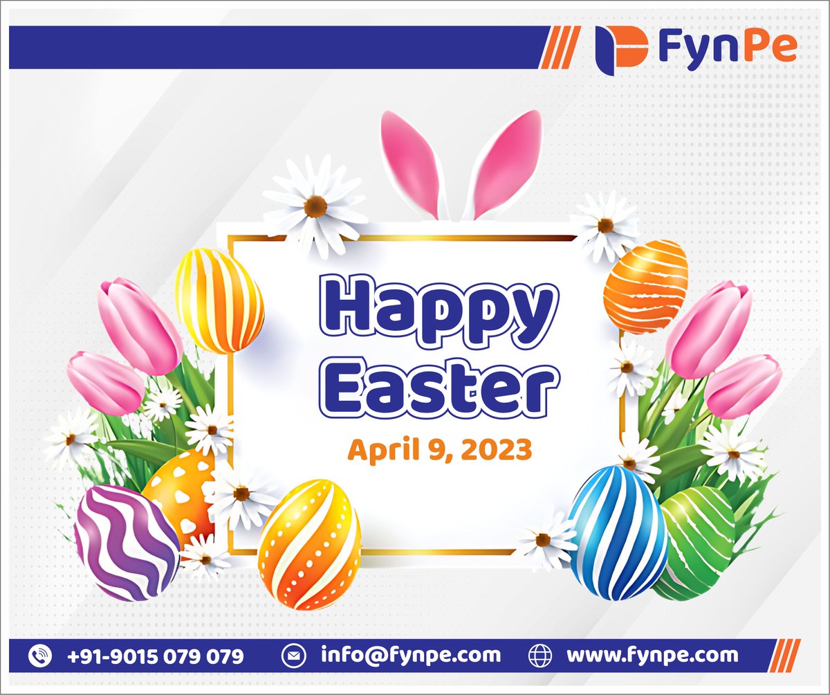 fynpe_payments's tweet photo. The Spirit of Easter is all about Hope, Love and Joyful Living! Team FynPe sends best wishes for a very Happy Easter!
#Easter
#EasterCelebration
#EasterWeekend
#EasterBunny
#EasterEggs
#ResurrectionSunday
#HeIsRisen
#EasterTraditions
#SpringFestival
#JoyfulEaster
#FynPe https://t.co/D6YqBdr5I4