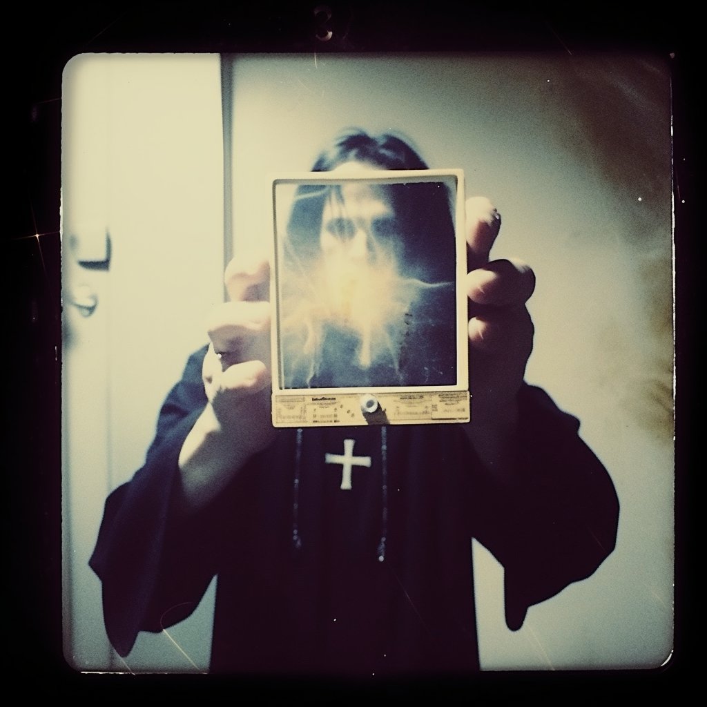 BouchetP_Auteur's tweet photo. The Exorcist polaroide  ☠️☠️

#midjourney #midjourneyv5 #IntelligenceArtificielle #photo #photography #illustration #iA #dessin #couverture #auteur #book #exorcist  #polaroide #AIart #ArtificialIntelligence #art #creationAI #GenerativeAI #generativeart #midjourneyart https://t.co/s4KQrsPlvD