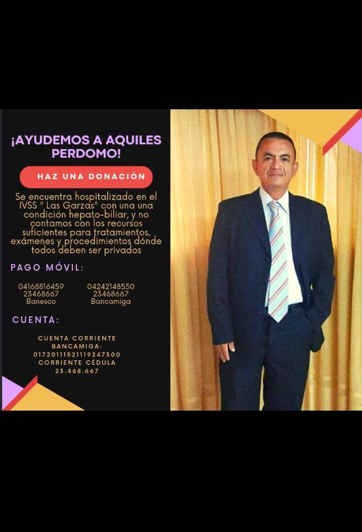 josecastellanog's tweet photo. Por favor quiero pedirle a todos los hombres y mujeres d buena voluntad ayuda con este caso , el profesor Aquiles Perdomo es docente del nucleo UCV Barcelona estado Anzoátegui ,no cuenta con recursos económicos , @jguaido , @NicmerEvans , @leopoldolopez ,@elcitizen , @Juancavidal https://t.co/If5qILhqmF
